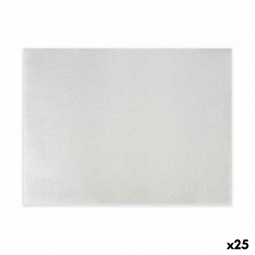 Table mat set Algon Disposable White 60 Pieces 30 x 40 cm (25 Units) image 1