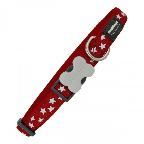 Dog collar Red Dingo Smooth Star Stars (1,5 x 24-36 cm) image 1