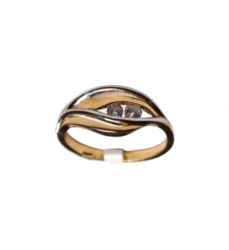 Gemmi Золотое кольцо с фианитами image 1