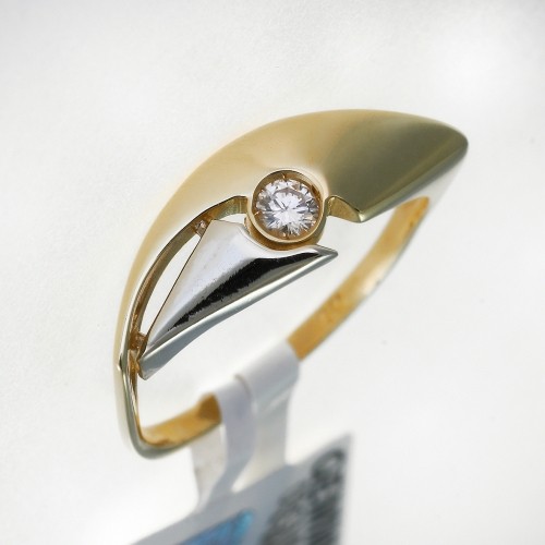 Gemmi Золотое кольцо с бриллиантом image 1