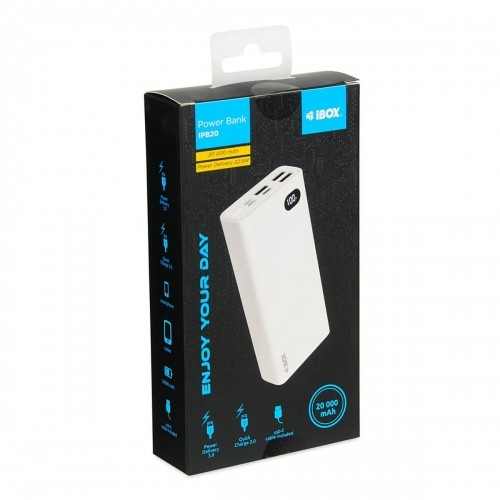 Powerbank Ibox IPB20 White 20000 mAh image 1