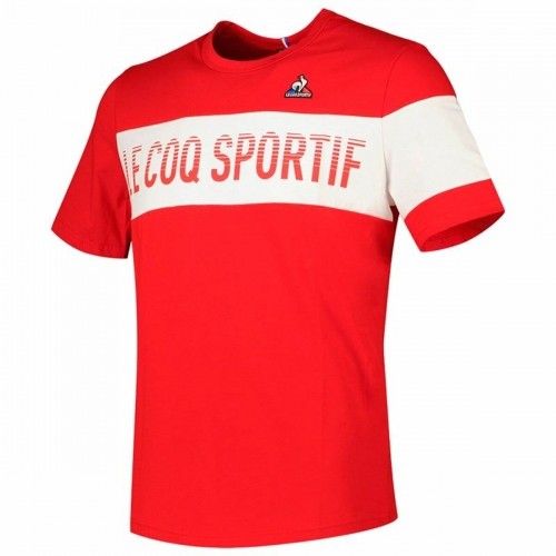 Unisex Short Sleeve T-Shirt Le coq sportif N°2 Red image 1