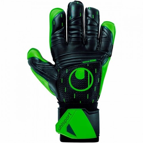 Goalkeeper Gloves Uhlsport Classic Soft Green Black Adults image 1