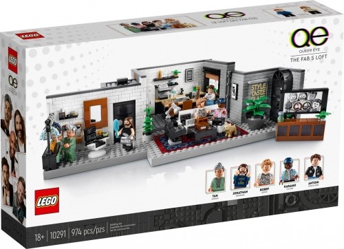 LEGO ICONS 10291 QUEER EYE – THE FAB 5 LOFT image 1