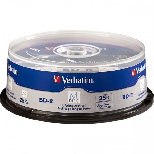 Verbatim M-DISC BD-R 4x 25 GB, Blu-ray-Rohlinge image 1