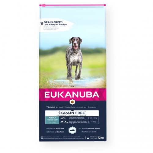 EUKANUBA Grain Free Large Breed - dry dog food - 12 kg image 1