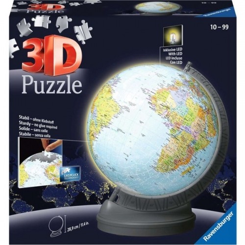 Ravensburger 3D Puzzle Globus mit Licht image 1