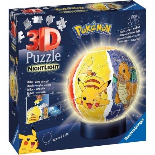 Ravensburger 3D Puzzleball Nachtlicht Pokémon image 1