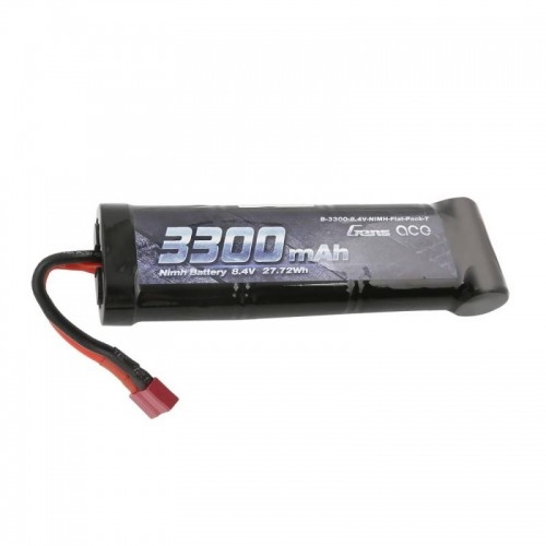 Battery Gens Ace 3300mAh 8,4V NiMH Flat T Plug image 1