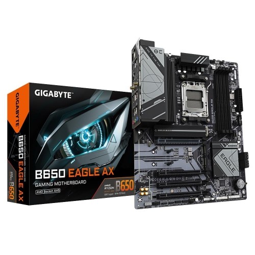 Mainboard|GIGABYTE|AMD B650|SAM5|ATX|Memory DDR5|Memory slots 4|1xPCI-Express 16x|3xPCI-Express 3.0 16x|3xM.2|2xHDMI|1xDisplayPort|6xUSB 2.0|2xUSB 3.2|1xUSB-C|1xRJ45|3xAudio port|B650UDAC-Y1 image 1