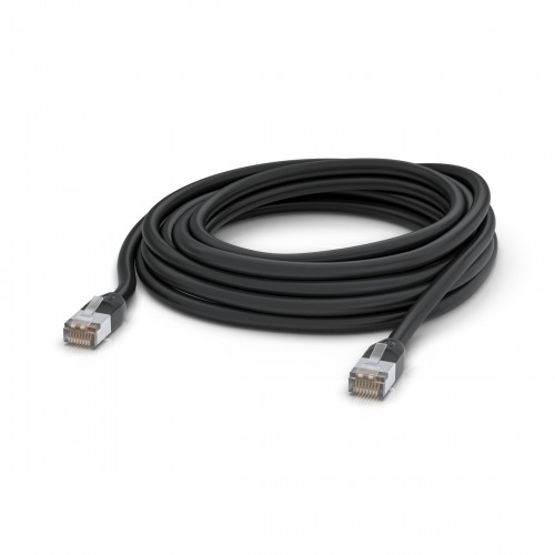 Ubiquiti UACC-Cable-Patch-Outdoor-8m-BK | LAN Patchcord | Āra, Cat.5e STP, 8m, melns image 1