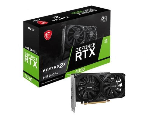 MSI Geforce RTX 3050 VENTUS 2X 6G OC NVIDIA 6 GB GDDR6 image 1