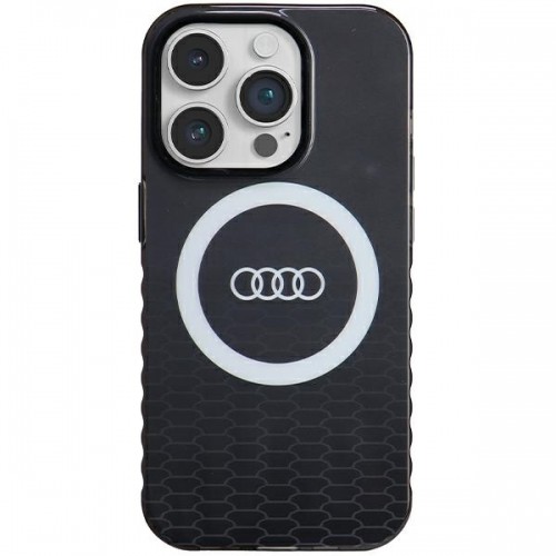 Audi IML Big Logo MagSafe Case iPhone 14 Pro 6.1" czarny|black hardcase AU-IMLMIP14P-Q5|D2-BK image 1