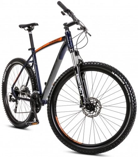 Velosipēds Romet Rambler R7.3 2024 dark blue-orange-18" / M image 1