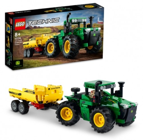 LEGO 42136 John Deere 9620R 4WD Tractor Konstruktors image 1