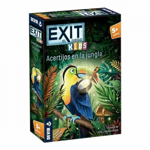 Настольная игра Devir Exit Kids Acertijos En La Jungla ES image 1