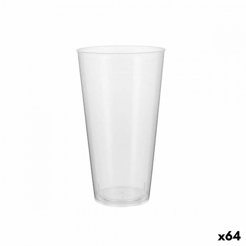 Vairākkārt lietojamu glāžu komplekts Algon Plastmasa Caurspīdīgs 4 Daudzums 450 ml (64 gb.) image 1