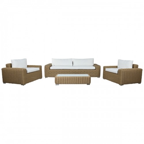 Sofa and table set Home ESPRIT Crystal synthetic rattan 248 x 85 x 80 cm image 1