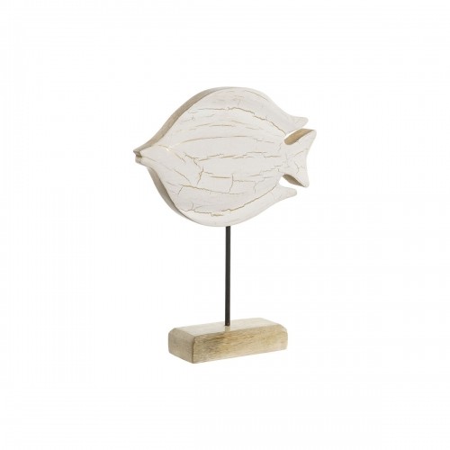 Dekoratīvās figūriņas Home ESPRIT Balts Dabisks Zivis Vidusjūra 18 x 5 x 24 cm image 1