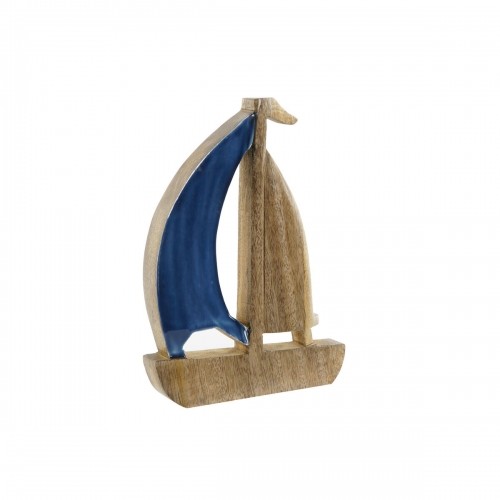 Декоративная фигура Home ESPRIT Синий Натуральный Средиземноморье 17 x 2,5 x 25 cm image 1