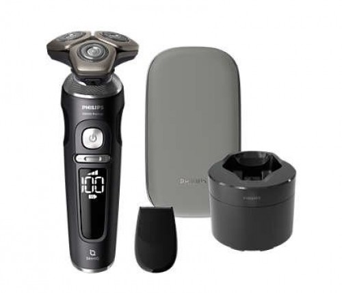 Philips Shaver S9000 Prestige SP9840/32 men's shaver Rotation shaver Trimmer Grey image 1