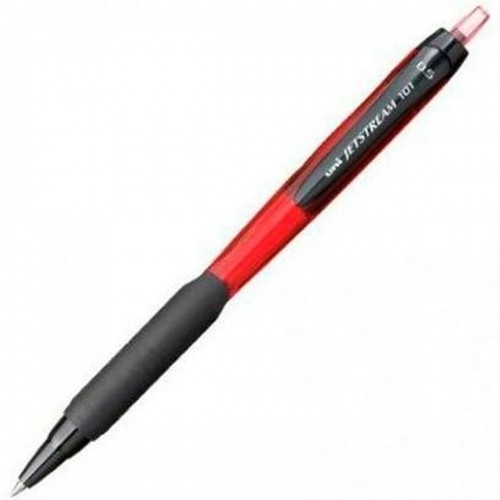 Liquid ink pen Uni-Ball Red 0,35 mm (12 Units) image 1