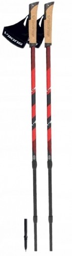 VIKING KUBE PRO NORDIC WALKING POLES RED image 1