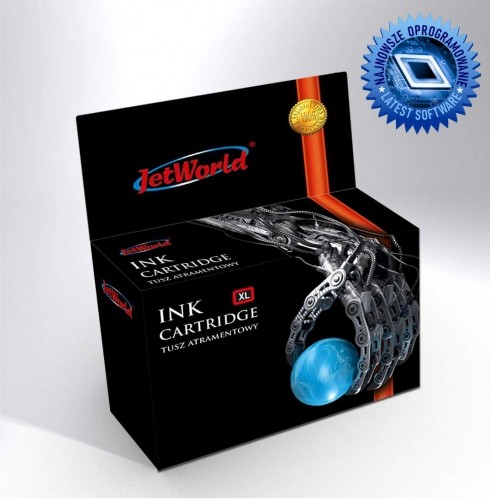 Ink Cartridge JetWorld Cyan HP 963XL remanufactured (indicates the ink level) 3JA27AE (3JA23AE), (NO963XLC) (product works with HP+ "e" version devices) (anti upgrade) image 1