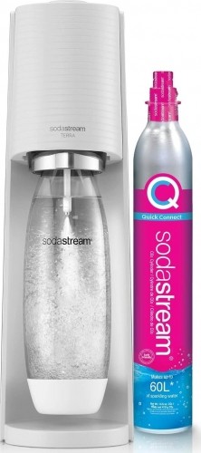 SodaStream Soda Maker Terra white QC with CO2 & 1L PET bottle (1012811410) image 1