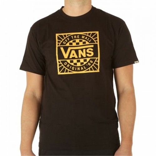 Vīriešu Krekls ar Īsām Piedurknēm Vans Original B-B  Melns image 1