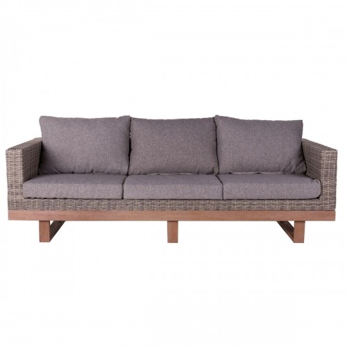 Garden sofa Patsy Grey Aluminium Rattan Acacia 220 x 89 x 64,50 cm image 1