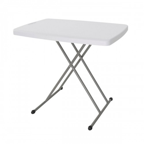 Folding Table White Steel HDPE 76 x 50 x 71,5 cm image 1
