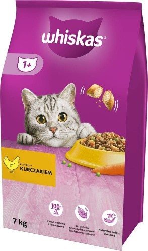 WHISKAS Cat Adult with chicken - dry cat food - 7 kg image 1
