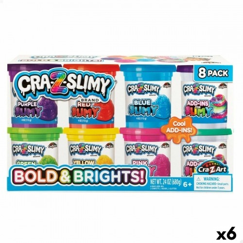 Veidošanas Spēles Cra-Z-Art Bold&Brights Slime (6 gb.) image 1