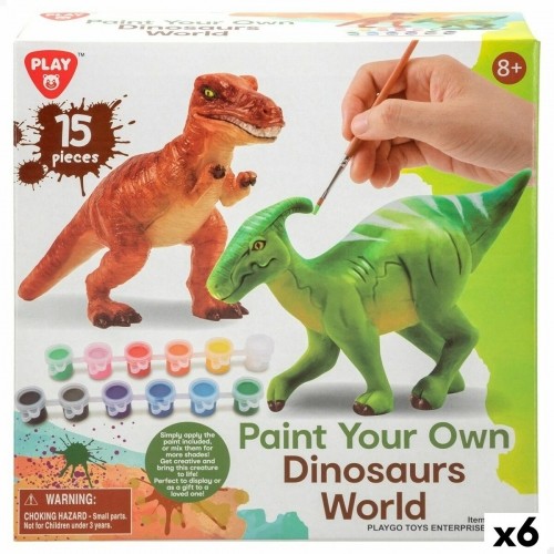Veidošanas Spēles PlayGo 15 Daudzums Dinozauri (6 gb.) image 1