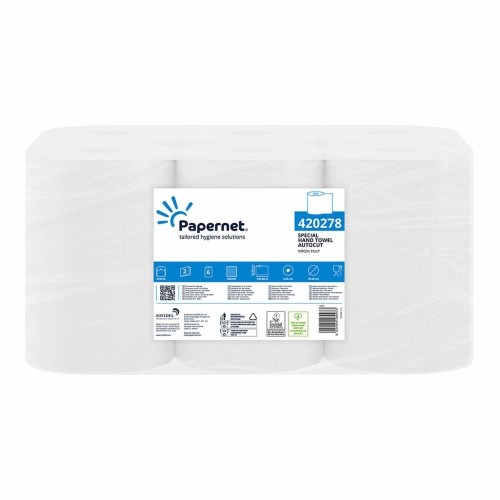 Бумажные полотенца для рук Papernet Autocut 418997 Двойной слой 6 штук image 1