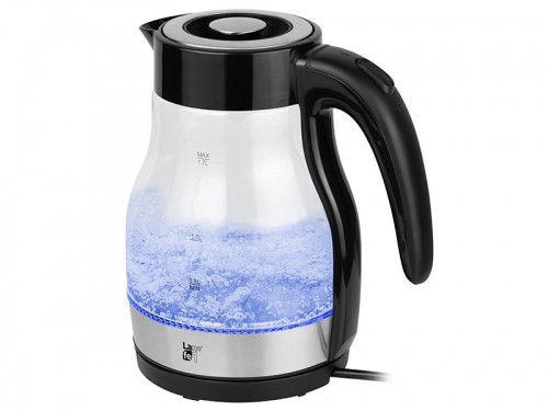 LAFE CEG017 electric kettle 1.7 L 2200 W Black, Transparent image 1