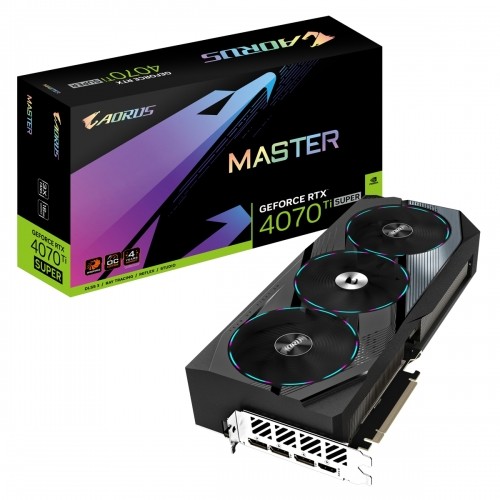 GIGABYTE AORUS GeForce RTX 4070 Ti SUPER Master 16G - 16GB GDDR6X, 1x HDMI, 3x DP image 1