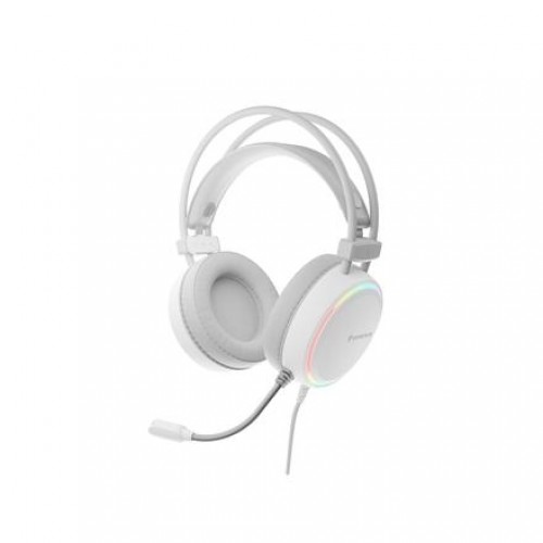 Genesis | On-Ear Gaming Headset | Neon 613 | Built-in microphone | 3.5 mm, USB Type-A | White image 1