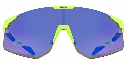 Brilles Uvex pace perform S CV yellow matt / mirror blue image 1