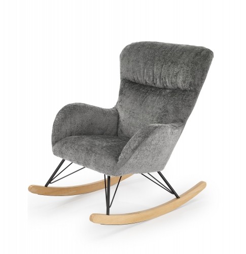 Halmar CASTRO leisure chair color: grey image 1