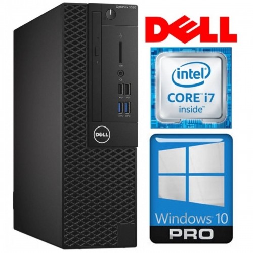 DELL 3050 SFF i7-7700 32GB 512SSD M.2 NVME+2TB GT1030 2GB WIN10Pro image 1