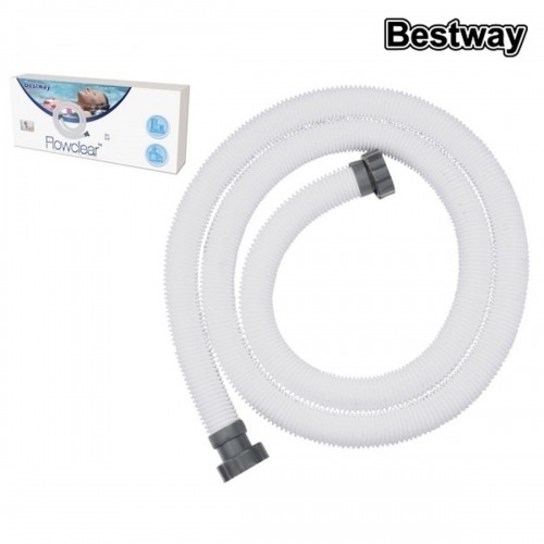 Hose for Water Filter System C/C. MANGUERA 3MX38MM Bestway 3 m Ø 3,8 mm White image 1