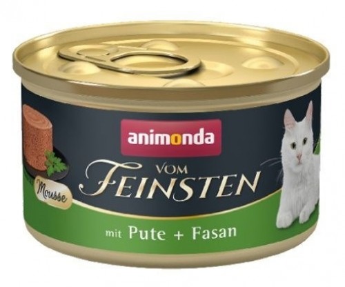 ANIMONDA Vom Feinsten Muscle Turkey and Pheasant - wet cat food - 85 g image 1