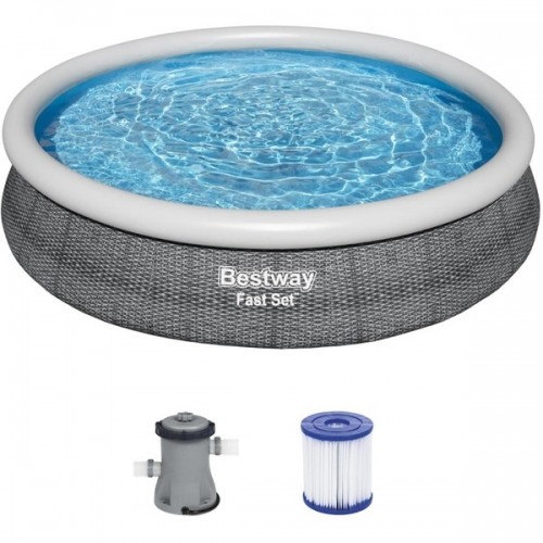 Bestway Fast Set Aufstellpool-Set, Ø 366cm x 76cm, Schwimmbad image 1