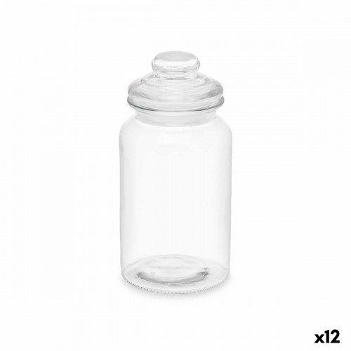 Vivalto Burka Caurspīdīgs Stikls 1,2 L (12 gb.) Ar vāku image 1