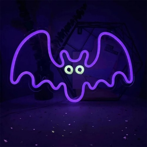 Neon PLEXI LED FLYING BAT purple FPNE11 Forever Light image 1