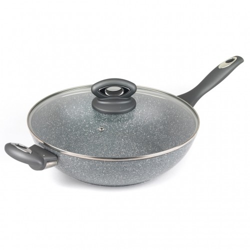 Salter BW02772G Marblestone Wok 28cm grey image 1