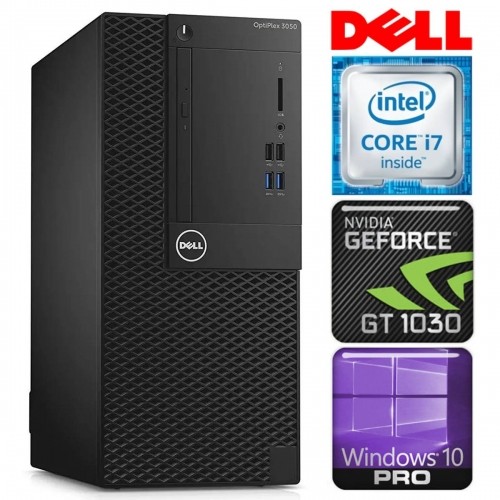 DELL 3050 Tower i7-7700 32GB 512SSD M.2 NVME GT1030 2GB WIN10Pro image 1