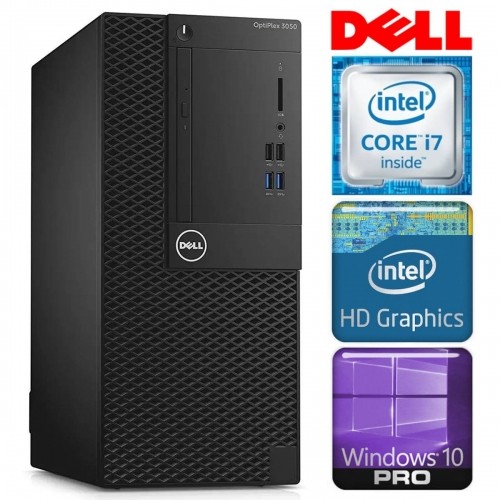 DELL 3050 Tower i7-7700 32GB 128SSD M.2 NVME WIN10Pro image 1